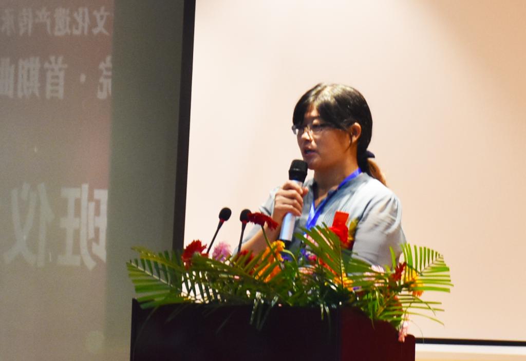 学员代表卢改凡发言